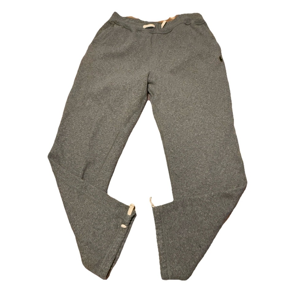 Polo Ralph Lauren men's Gray cotton Sweatpants‎ XXL Drawstring Waist Ankle 2XL